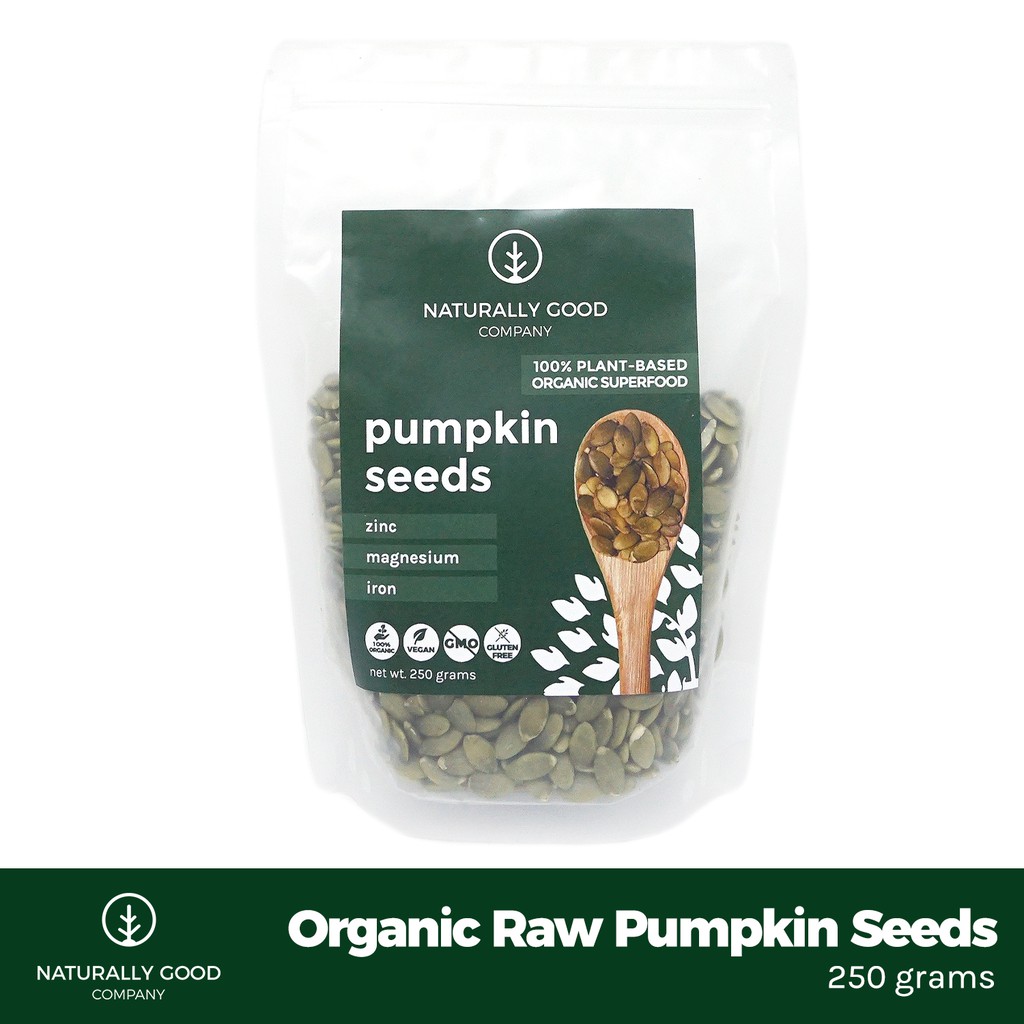 Organic Raw Pumpkin Seeds 250g Shopee Philippines