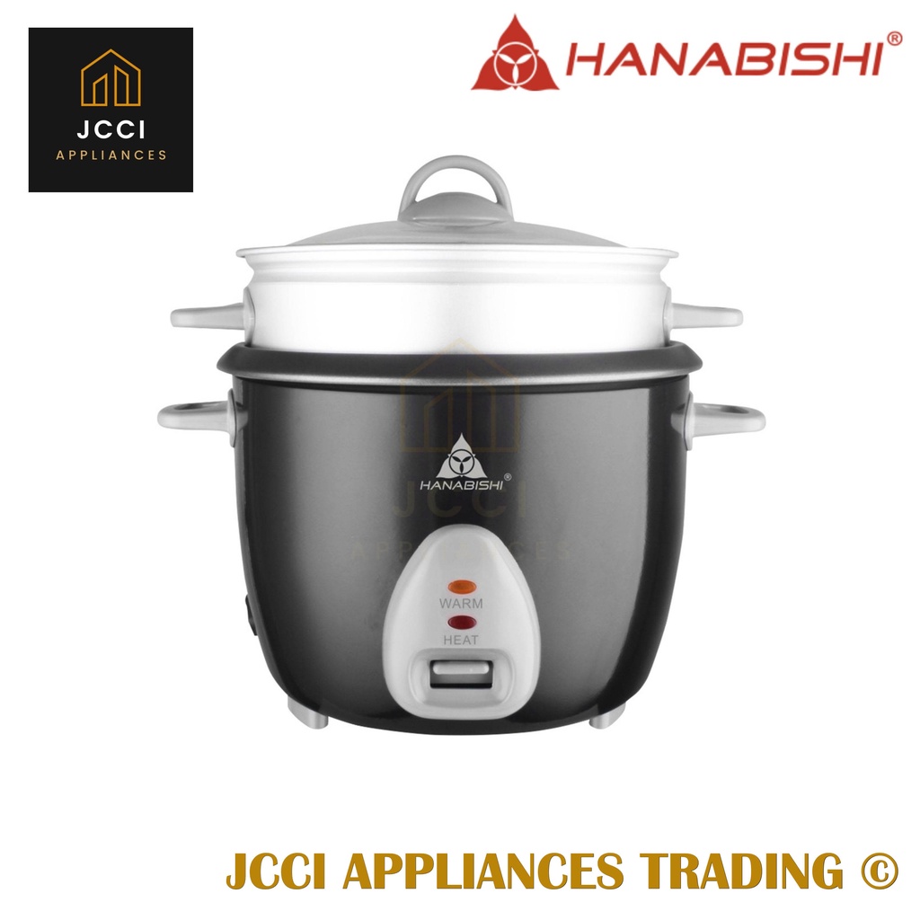 Hanabishi HHRC15BLK 1.5L Rice Cooker 3in1 Function Black Series