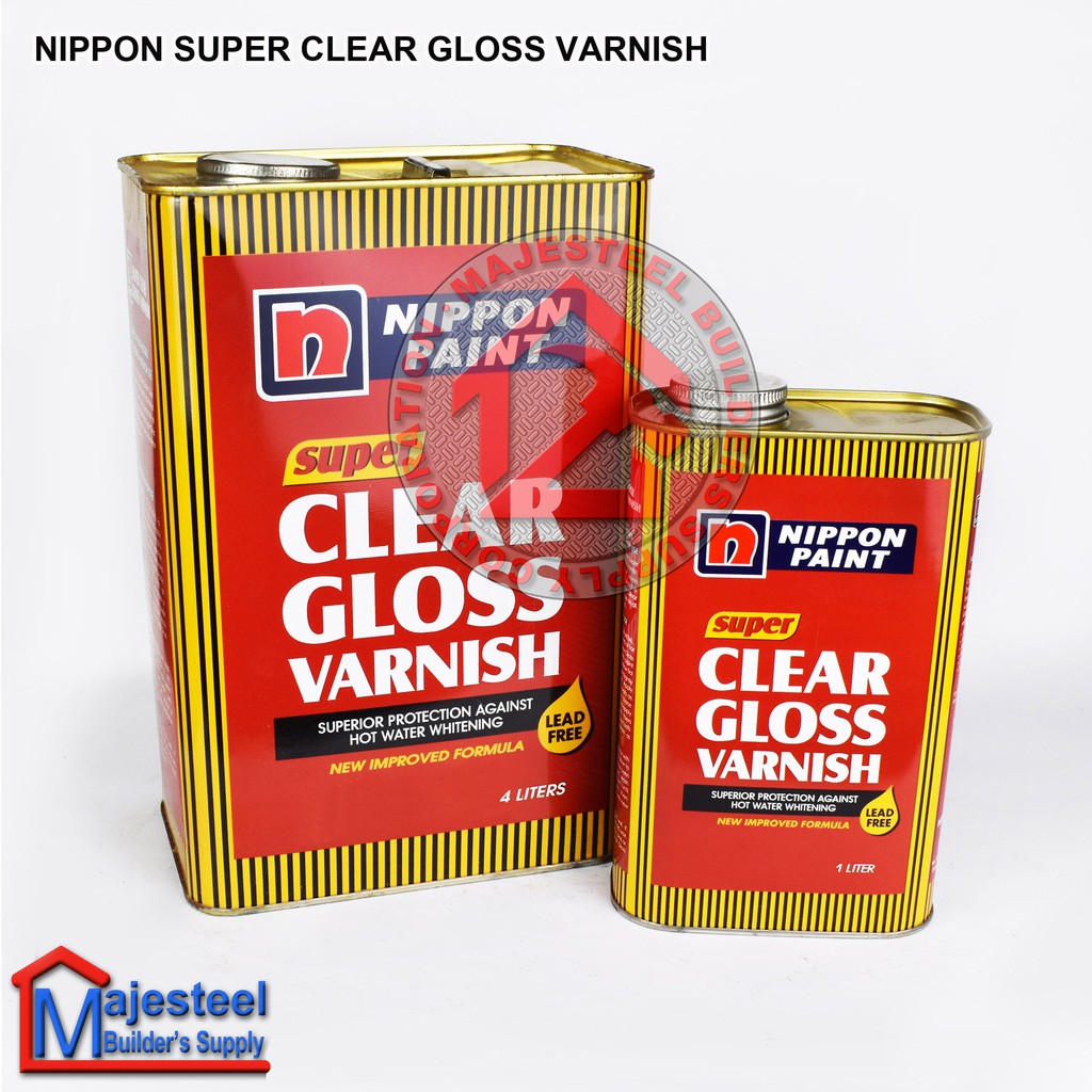 Nippon Paint Super Clear Gloss Varnish 1LITER Shopee Philippines