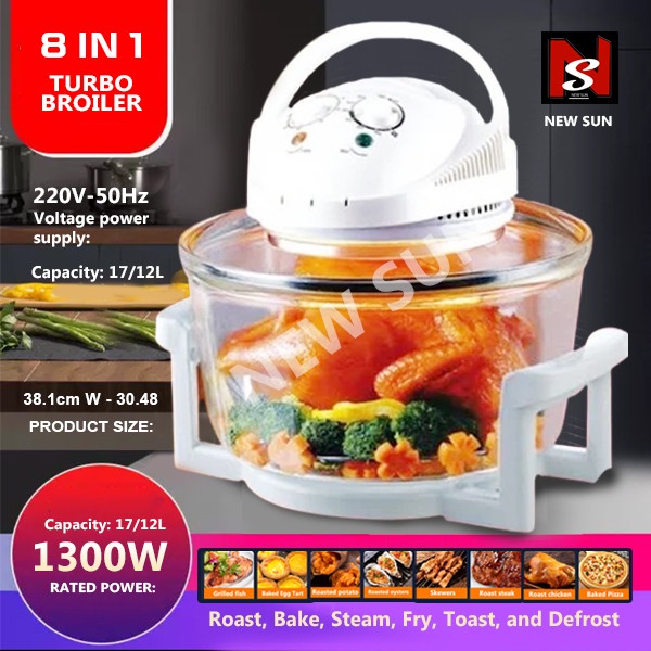 Turbo Broiler 6 in 1Convection 12L/17L Multi Purpose Turbo Broiler With