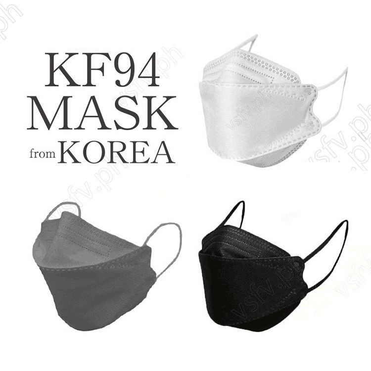 KF94 Korean10 Pcs Face Mask Nonwoven Protection Filter 3D Anti Viral