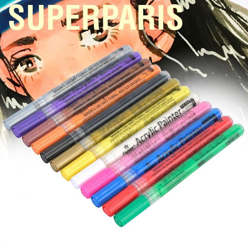 Superparis Acrylic Paints Popular Marker New Odorless Pen WaterBased