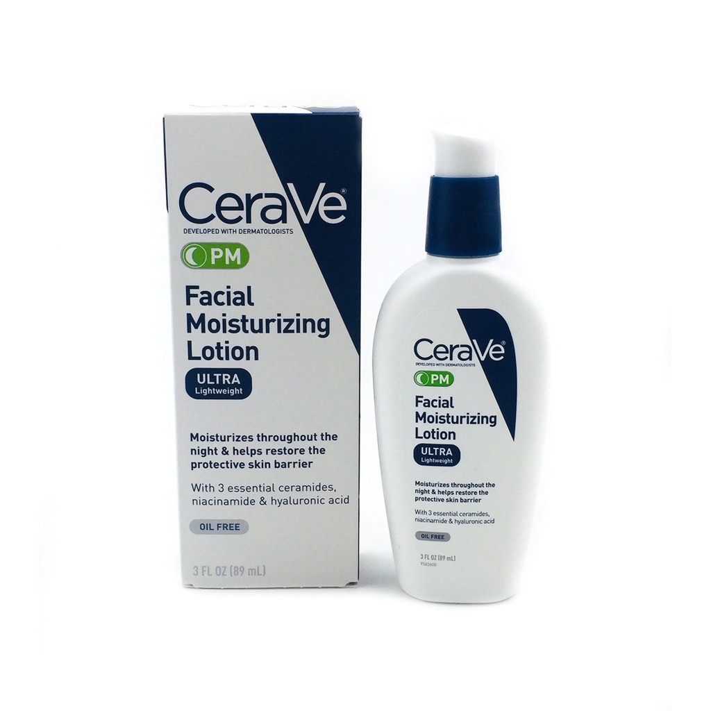 CERAVE Facial Moisturizing PM Lotion 89ml Shopee Philippines