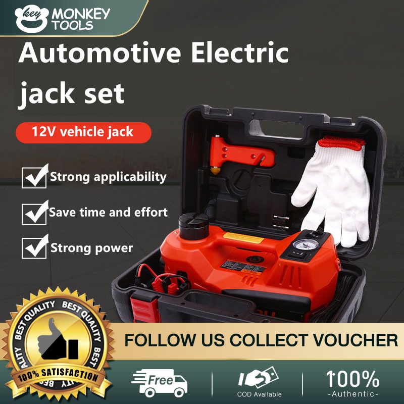 4 in 1 Electric Jack Jack High Machine 12V 5T 45CM Car Jack Car