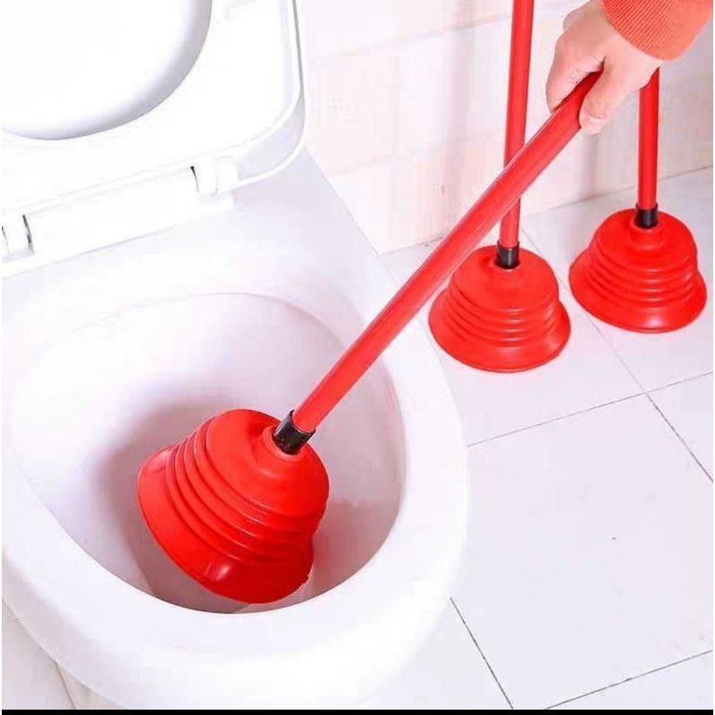Rubber toilet pump (red) Shopee Philippines