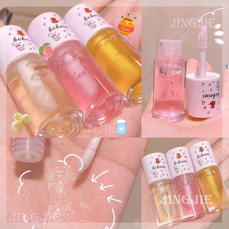 BOBEINI Lip Gloss Honey Lip Balm Girl Lip Moisturizing Repair Chapped