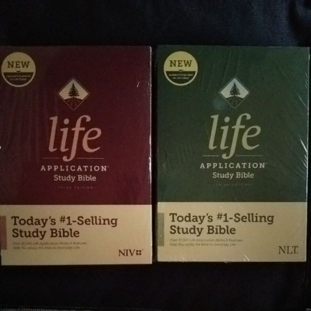Life Application Study Bible 3rd Edition, NIV/NLT Shopee