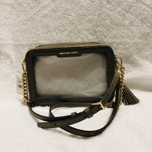 Descubrir 83+ imagen clear michael kors crossbody bag Abzlocal.mx