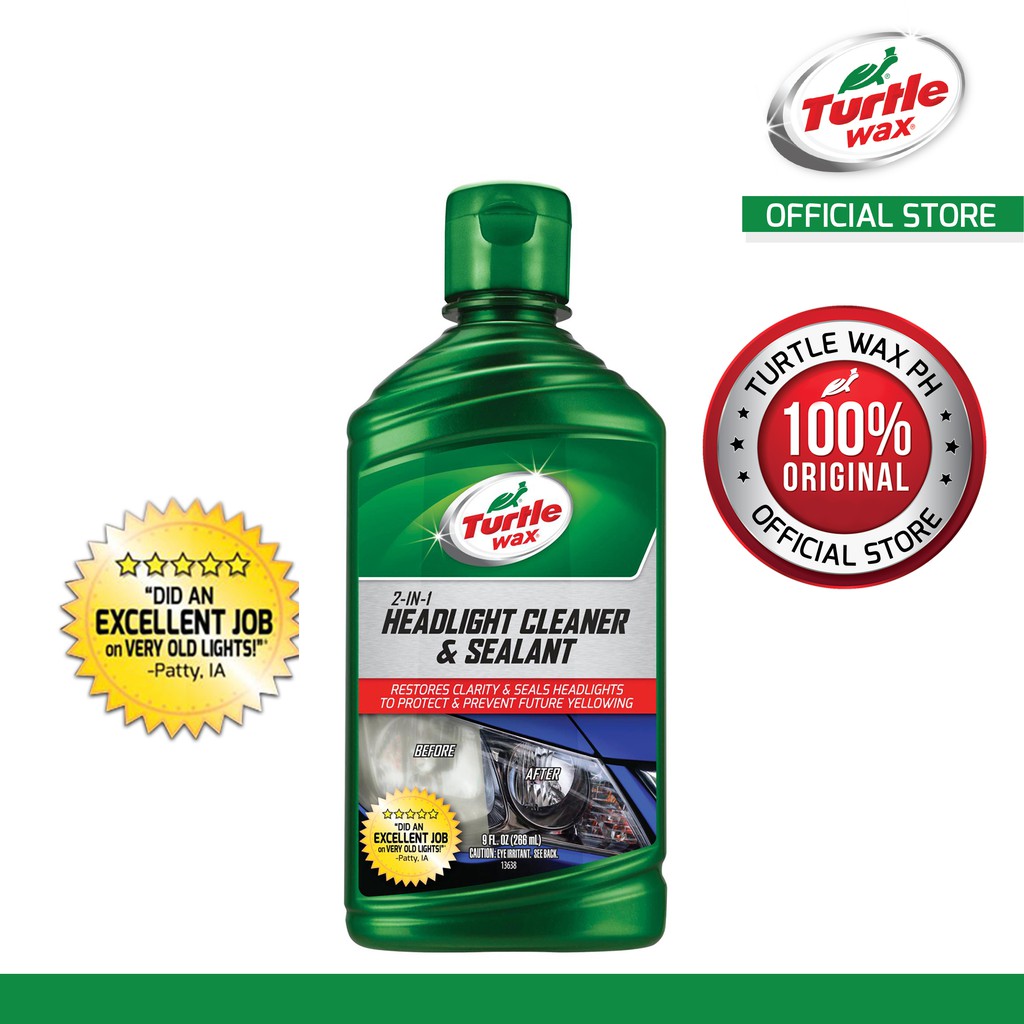 Turtle Wax 2in1 Headlight Cleaner & Sealant T43 266ml