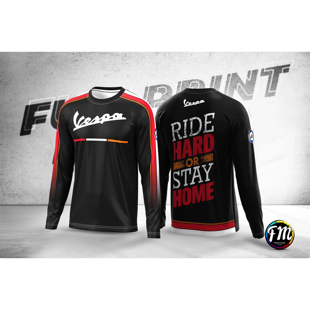 NEW VESPA RIDING JERSEY FULL SUBLIMATION NVRJ01 Shopee Philippines