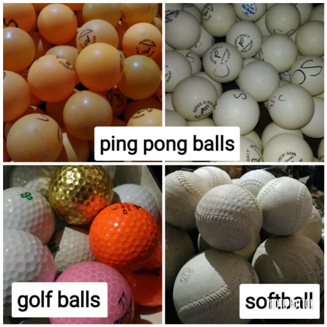 Sports ball (ping pong, golf, softball) Shopee Philippines