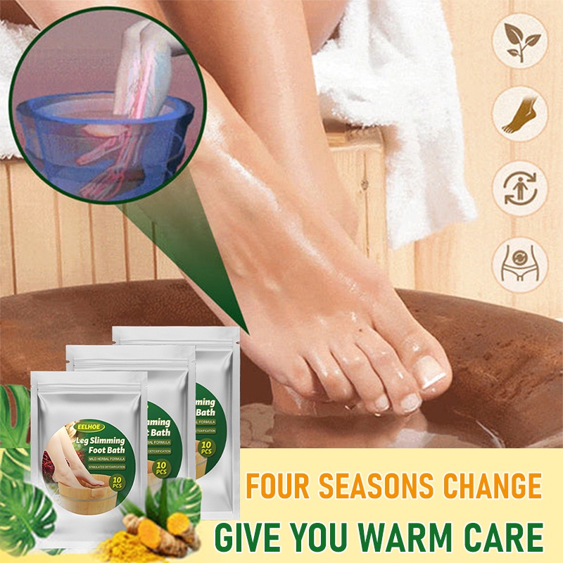Wormwood Foot Bath Bag Leg Slimming Foot Bath Herbal Ginger Foot Soaking Foot Spa Detox Shopee
