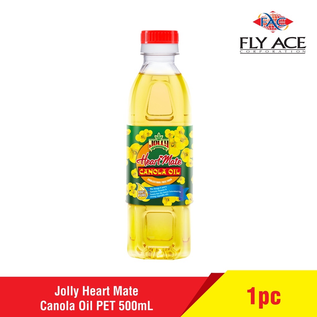 Jolly Heart Mate Canola Oil PET 500ml Shopee Philippines