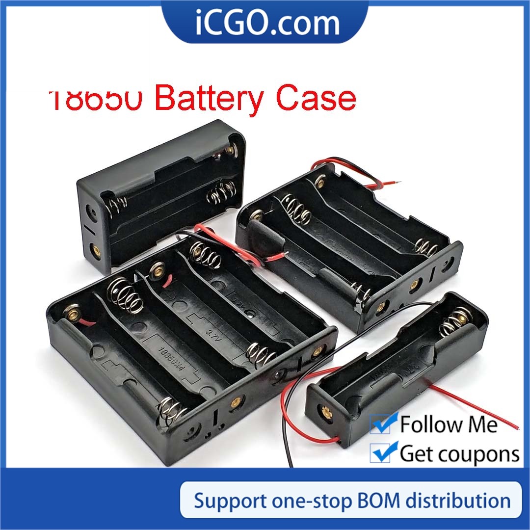 Black Plastic 1x 2x 3x 4x AA Battery Storage Box Case 2 3 4 Slot Way