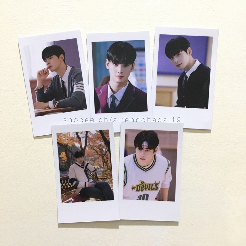 Cha Eun Woo (Lee Su Ho of True Beauty) Instax/Polaroid Print Kdrama