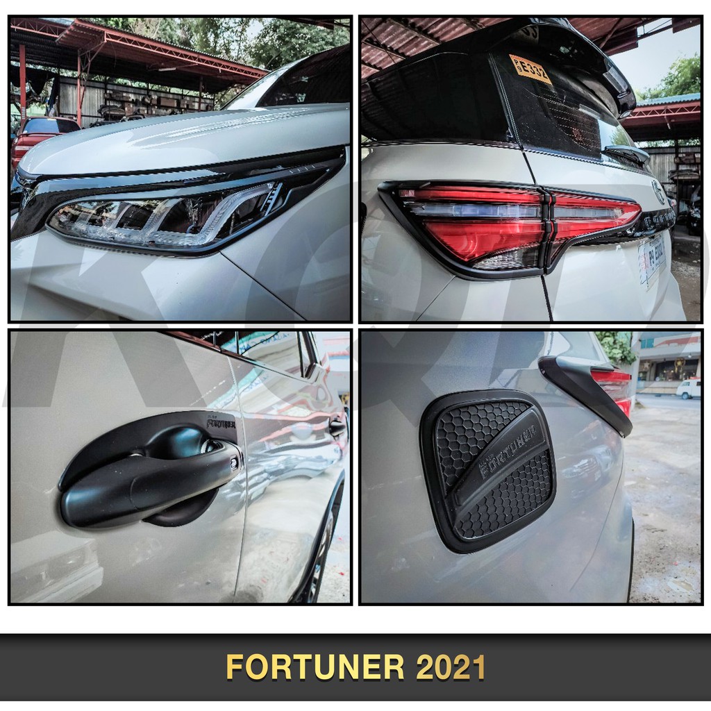 KQD Fortuner 2021 4x4 Q, V, LTD, GRS Variant Garnish Cover Combo Set