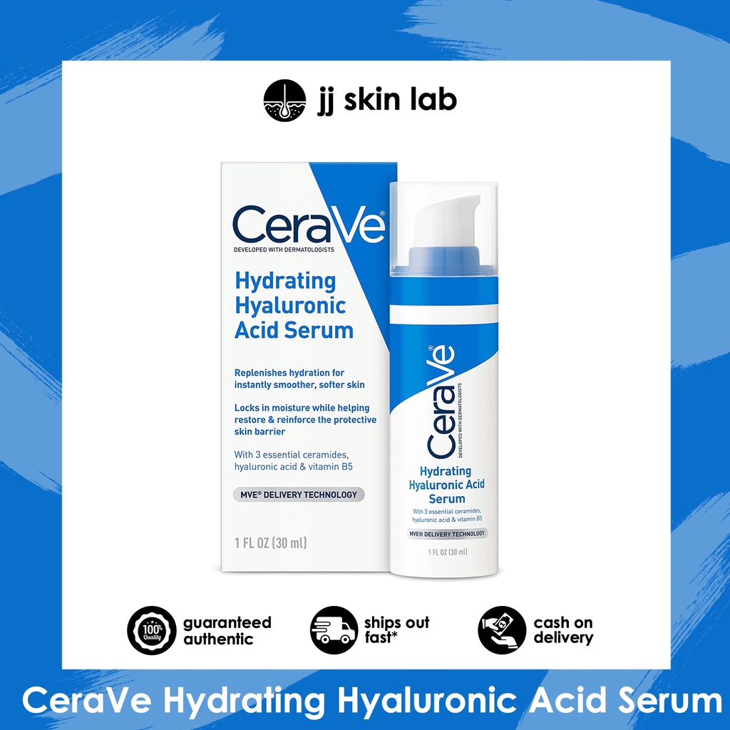 CeraVe Hydrating Hyaluronic Acid Serum 30ml Shopee Philippines