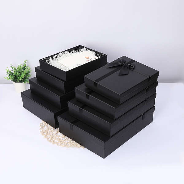 oversized shirt Rectangular black gift box large gift box birthday