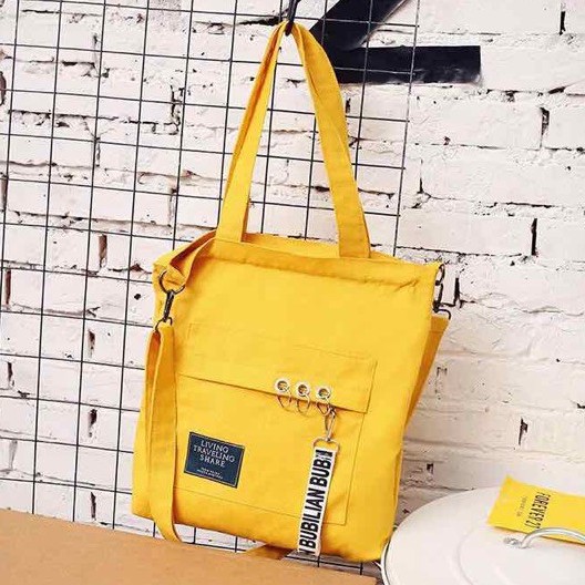No.20 Korean design canvas bag 2handle katsa bag Shopee Philippines