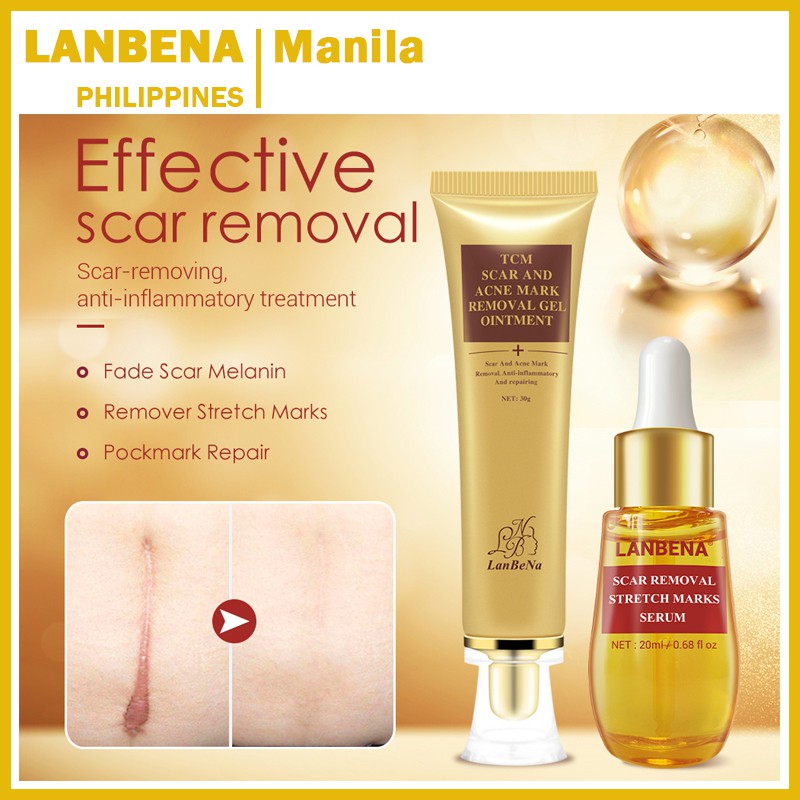 LANBENA Acne Scar Remove Serum Acne Treatment Cream Shopee Philippines