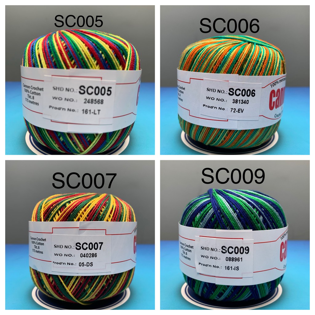 Cannon 100 mercerized cotton crochet thread Shopee Philippines