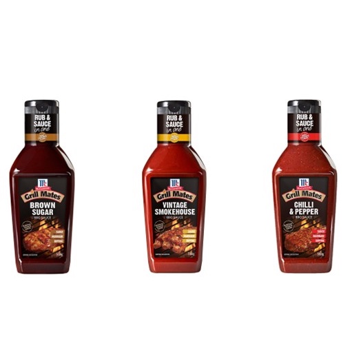 McCormick Grill Mates BBQ Sauce 500g (Vintage Smokehouse Brown Sugar