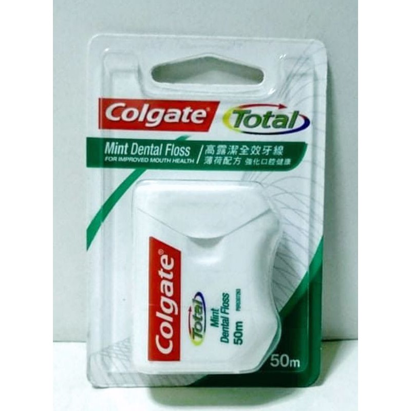 Colgate total mint dental floss 50m Shopee Philippines