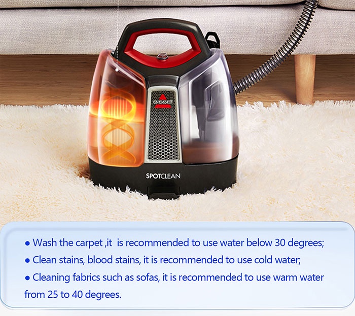 Bissell Household Handheld Steam Cleaner Sofa Carpet Curtain Car Vacuum