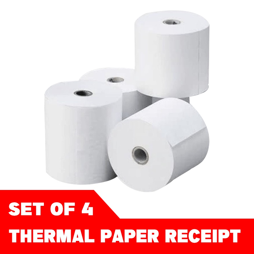 4Rolls/Set Thermal Paper Receipt Cash Register Print 57mm x 50mm