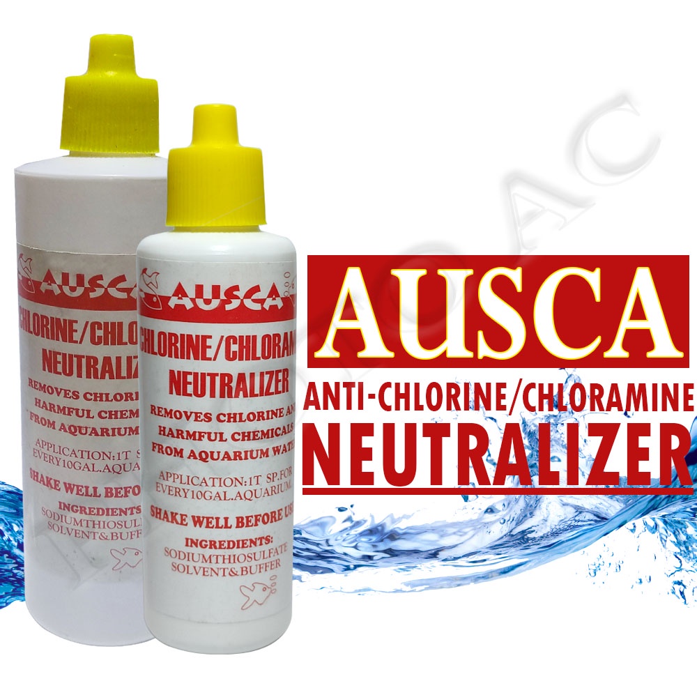 Ausca Anti Chlorine / Chloramine Neutralizer 120ml240ml Shopee