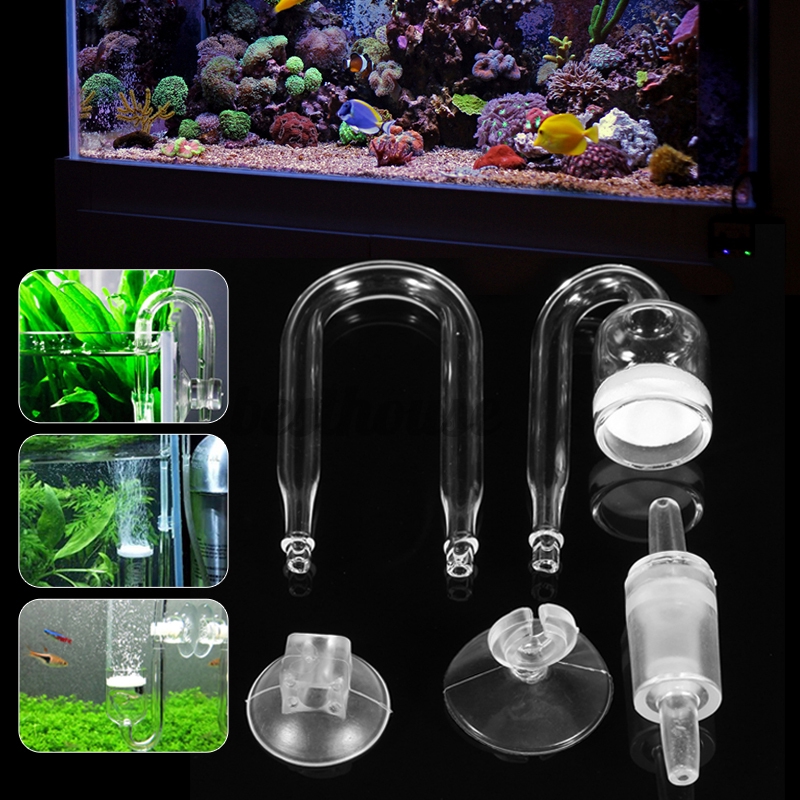 ♥Besthouse♥ 4 pcs Set Aquarium Fish Tank Nano CO2 Diffuser Kit Shopee