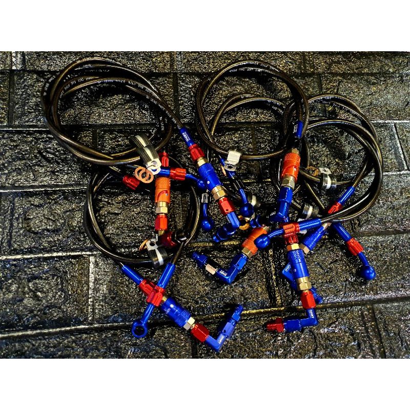 Swit brake brake hose with quick release.90degre.Mio.Raider.Sniper