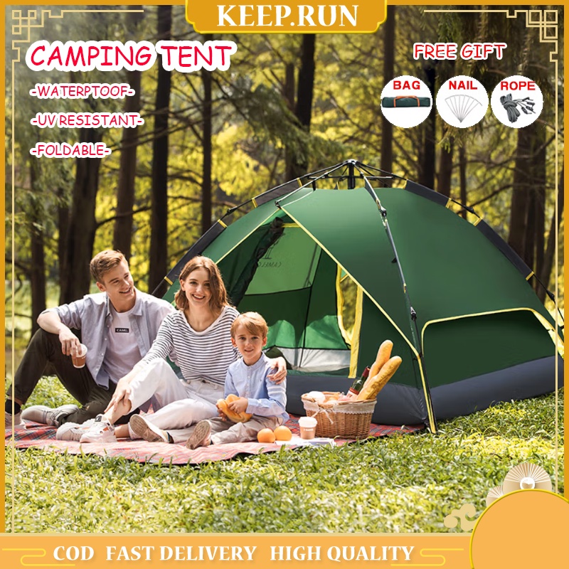 Tent 34 Persons Pop up Waterproof Automatic Tent Outdoor Foldable Dome