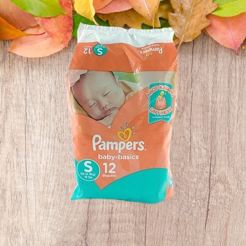 PAMPERS DIAPER BABY BASIC SMALL 12`S Shopee Philippines