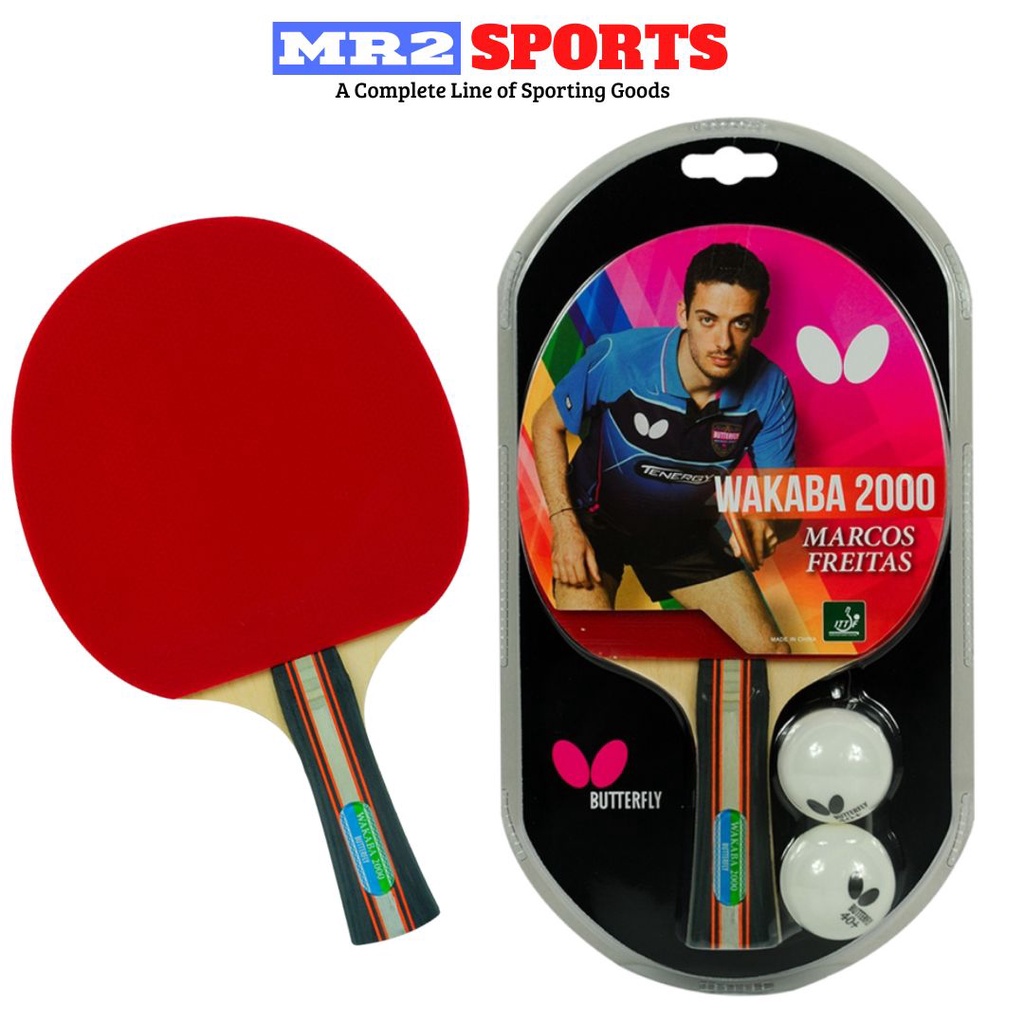 ITTF Approved Table Tennis Racket Butterfly Wakaba 2000 with Table Tennis Balls Shopee Philippines