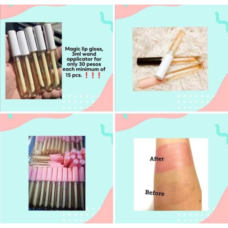 Magic Lip gloss wand applicator 3ml Shopee Philippines