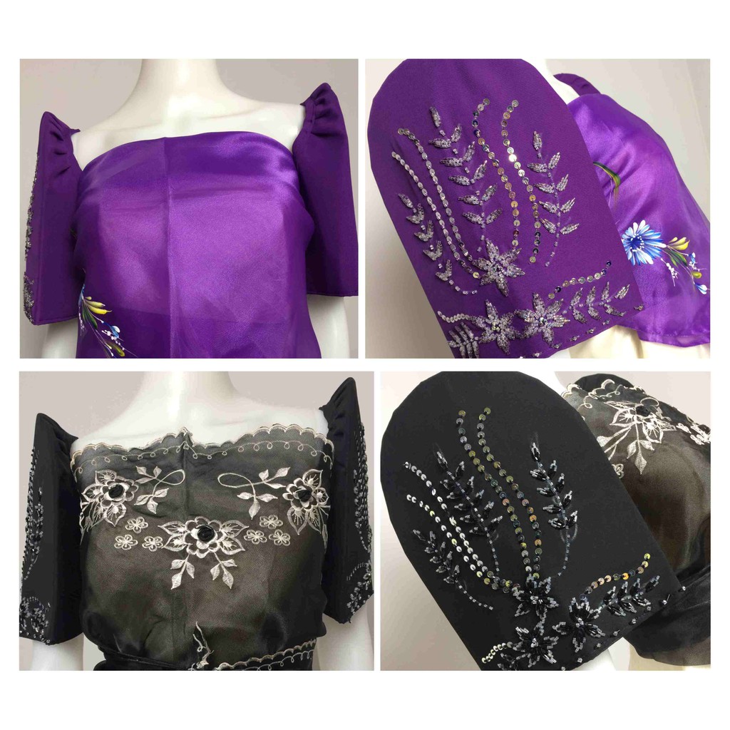 Modern Filipiniana Butterfly Sleeves (DIY Detachable