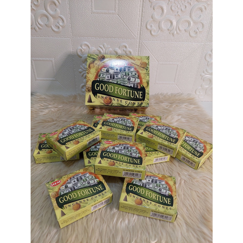 HEM Incense Cones Pack Good Fortune (10 sticks) Shopee Philippines