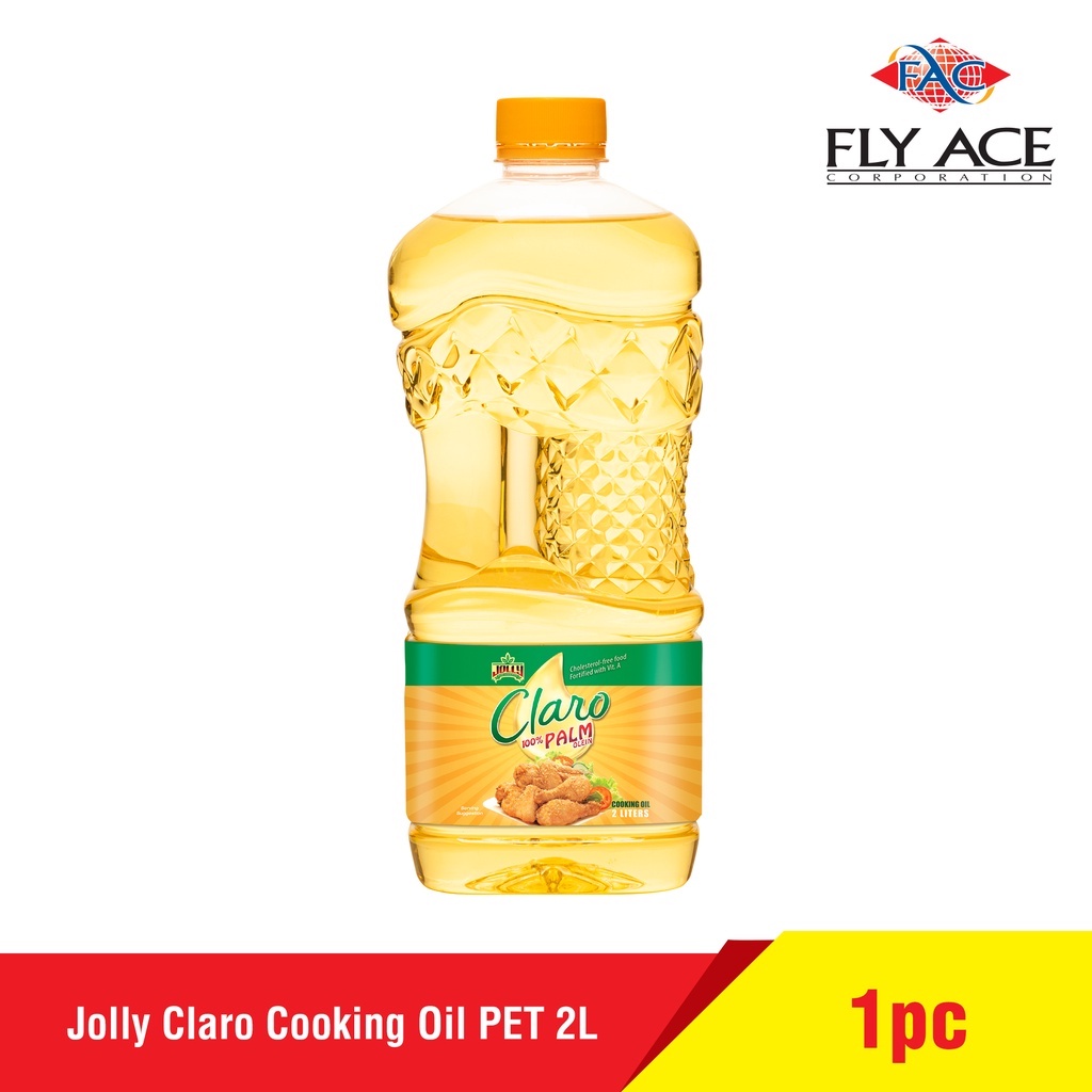 Jolly Claro Cooking Oil PET 2L Shopee Philippines