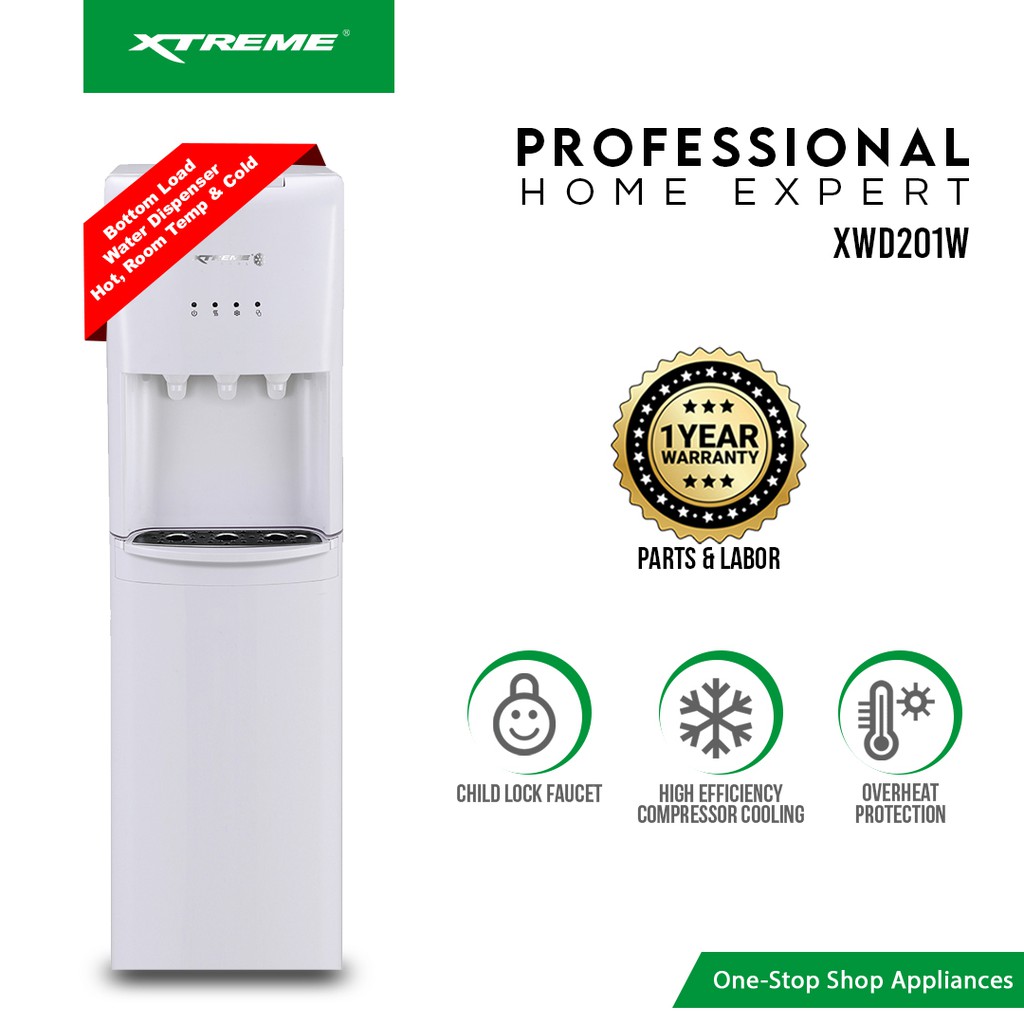 XTREME Bottom Load Water Dispenser (XWD201W) Shopee Philippines