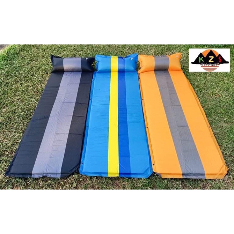 KZS Self Inflate Sleeping Mat(Ultralight & Compact) Shopee Philippines