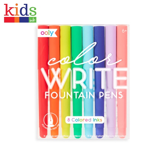 Ooly Color Write Fountain Pen 132092 8pc Set Kids Ink Shopee