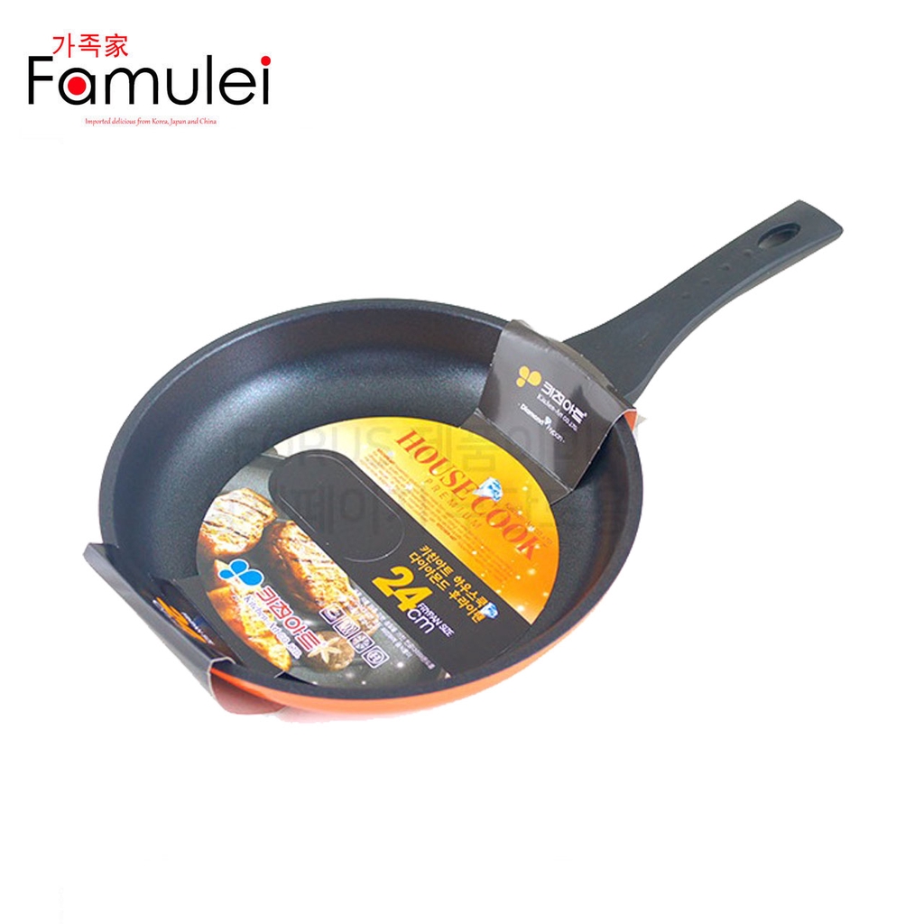 Kitchen Art Korea Diamond Non Stick Frying Pan 24cm Shopee Philippines