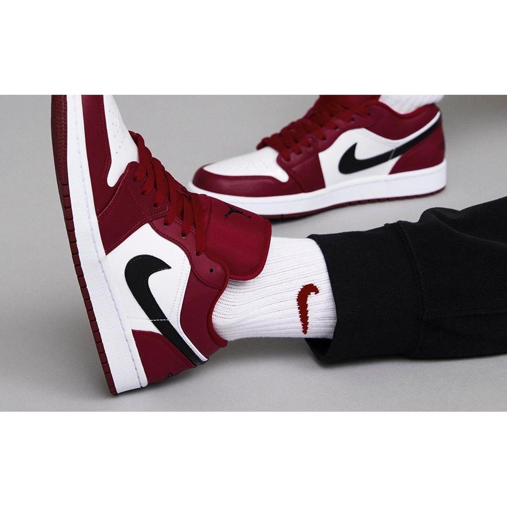 Nike Air Jordan 1 Low NOBLE RED Shopee Philippines