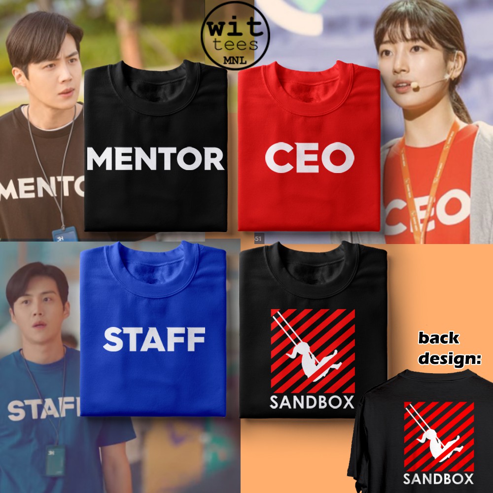 Startup Netflix Korean Drama StartUp Sandbox Mentor CEO Shirt By PRNT