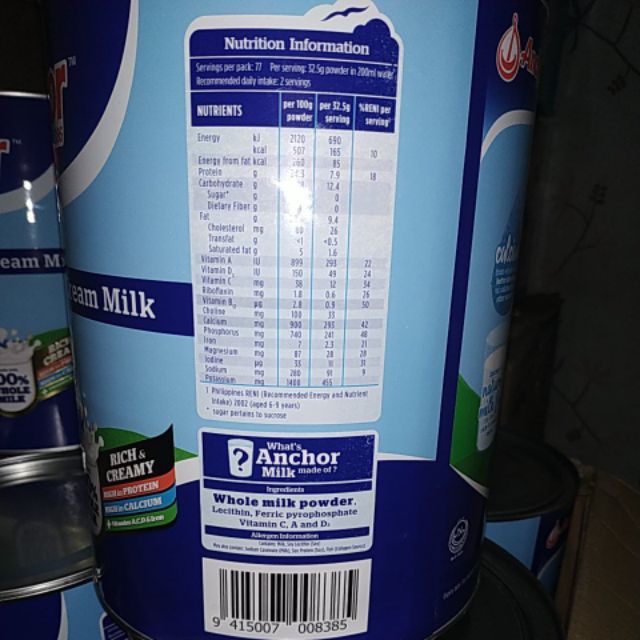 Birch Tree Powdered Milk Nutrition Facts Propranolols