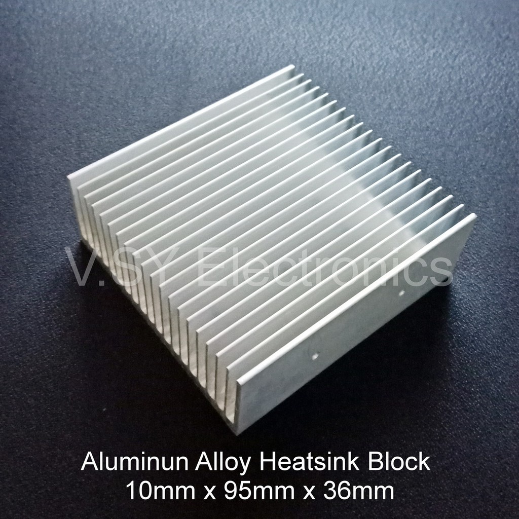Aluminum Alloy Heat sink Block 100mm x 95mm x 36mm Shopee Philippines