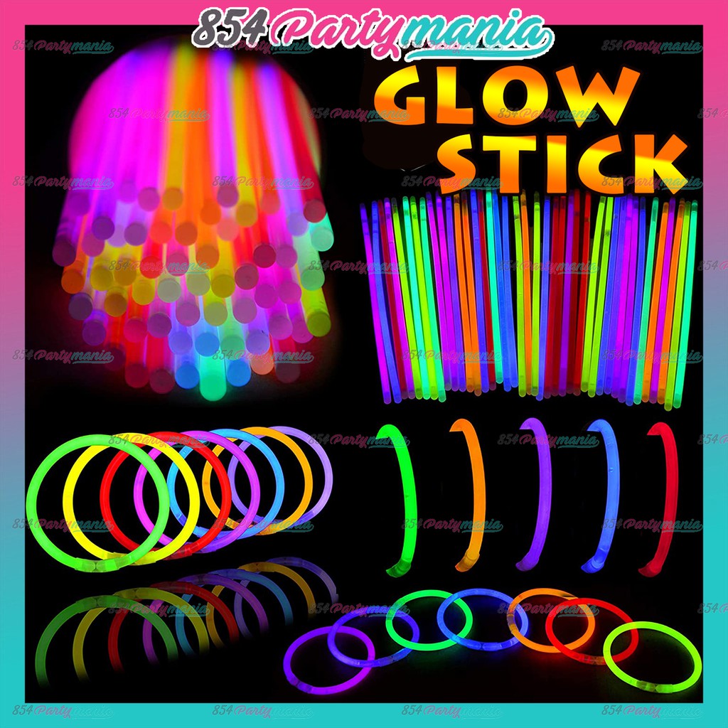 50pcs Glowstick glow in the dark Glow sticks bracelet glowsticks