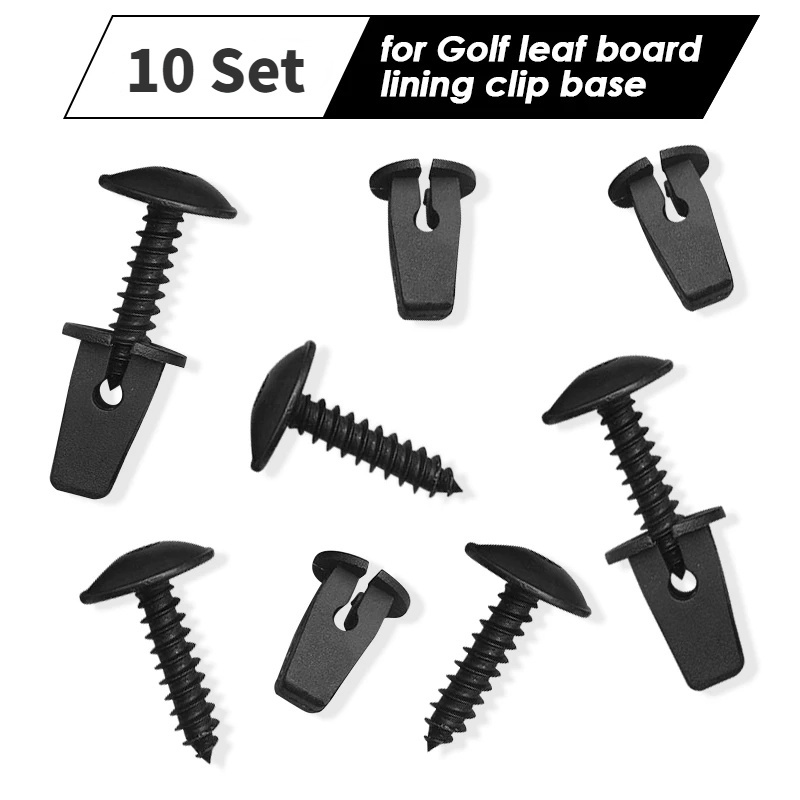 10Set Universal Car Fender Liner Snap Screws Wheel Arches Bumpers