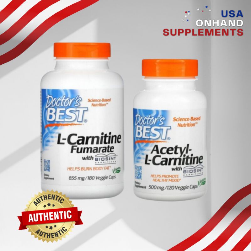 USA Onhand Doctor's Best LCarnitine Fumarate with Biosint Carnitines